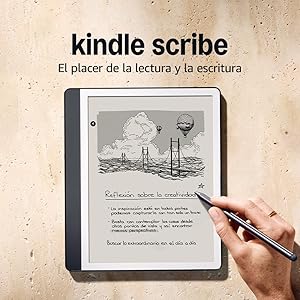 Amazon Kindle Scribe | Pantalla rediseñada con bordes uniformes. Escribe a mano