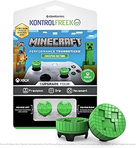 KontrolFreek Minecraft Performance Thumbsticks® – Creeper Editon: ¡Descubre la solución definitiva para mejorar tu agarre en Xbox Series X|S! | -5% DTO, 17.99€