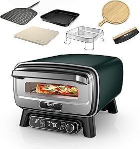 Ninja Artisan Horno eléctrico de exterior para pizza y freidora de aire, 4