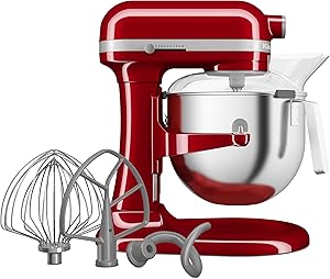 KitchenAid HEAVY DUTY BATIDORA AMASADORA CON BOL ELEVABLE DE 6,6L - ROJO