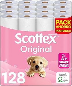 5 Razones para elegir Scottex Original 128 rollos | Solo 33.65€