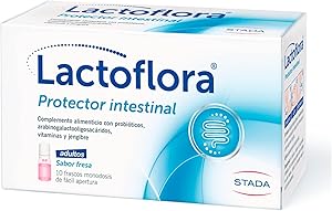Lactoflora Probiótico Protector Intestinal para Adultos 10 frascos monodosis de
