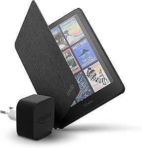 Amazon Kindle Colorsoft 16 GB + Funda negra de tela + Adaptador de 9 W