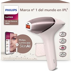 Philips Lumea Serie 9900, depiladora IPL con Inteligencia Artificial,
