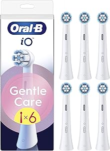 Oral-B Series iO Gentle Care Cabezales De Recambio Originales, Pack de 6