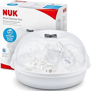 NUK Micro Express Plus esterilizador de biberones para microondas | Esteriliza