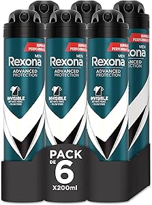 Rexona Desodorante Aerosol Protección Avanzada 72h Invisible Black & White