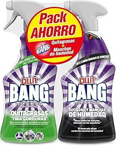 Cillit Bang - Spray limpiador quitagrasas, para cocinas y spray Suciedad y