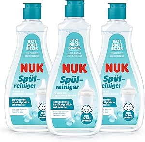 Detergente para biberones NUK | 500 ml | Ideal para limpiar biberones, tetinas