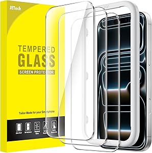 JETech Protector Pantalla para iPhone 17 Pro Max 6,9 Pulgadas, Cristal Vidrio