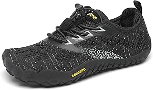 SAGUARO Minimalistas Barefoot Zapatillas de Trail Running Niños Zapatillas de