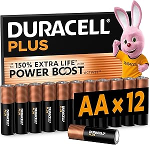 DURACELL Plus Pilas AA – Pilas alcalinas 1,5 V – Hasta un 150 % de duración