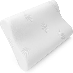 DUÉRMETE ONLINE - Almohada Cervical y Cuello Viscoelástica Cojín Ortopédico para Dormir