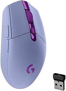 Logitech G305 Lightspeed Ratón Gaming Inalámbrico, Captor Hero 12K, 12,000 dpi,