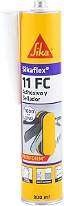 Masilla adhesivo multiusos Sikaflex 11 FC Purform - Blanco - Junta y pegamento 1 Masilla adhesivo multiusos Sikaflex 11 FC Purform - Blanco - Junta y pegamento