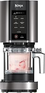 Ninja CREAMi Heladera multifunción, 1,4 l de capacidad, 2 tarrinas, 7 programas, Helado, Gelato, Sorbete, Smoothie bowl, Batido y más, en negro y plata, NC302EU 5 Ninja CREAMi Heladera multifunción, 1,4 l de capacidad, 2 tarrinas, 7 programas, Helado, Gelato, Sorbete, Smoothie bowl, Batido y más, en negro y plata, NC302EU