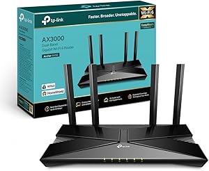 Router WiFi 6 AX3000, Doble Banda 2.4Ghz/5Ghz,1xWAN/4xLAN Puertp Gigabit, WPA3, OFDMA, WPS, Latencia Ultrabaja, HomeShield, Tecnología OneMesh, Negro 1 Router WiFi 6 AX3000, Doble Banda 2.4Ghz/5Ghz,1xWAN/4xLAN Puertp Gigabit, WPA3, OFDMA, WPS, Latencia Ultrabaja, HomeShield, Tecnología OneMesh, Negro