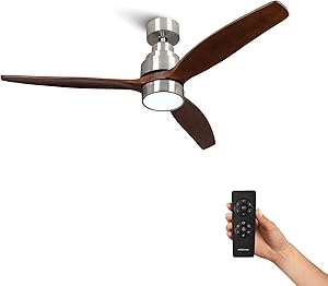 Mellerware - Ventilador de Techo con Mando a Distancia Brizy Bright | 30 W | 6