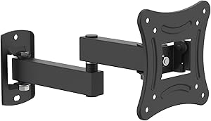 Soporte TV Pared Giratorio Inclinable y Extensible para 10-27" 1 Soporte TV Pared Giratorio Inclinable y Extensible para 10-27"