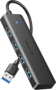 UGREEN Hub USB 3.0 con 4 Puertos Adaptador Ladron Multipuertos 5Gbps Alta Velocidad 1 UGREEN Hub USB 3.0 con 4 Puertos Adaptador Ladron Multipuertos 5Gbps Alta Velocidad