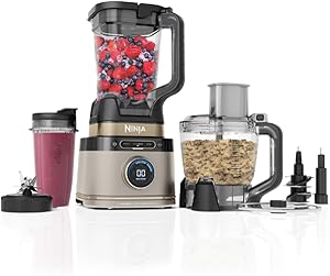 Ninja Detect Power Pro Batidora y Procesador de alimentos 3 en 1, 3 vasos de