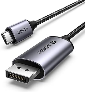 UGREEN Cable USB C a DisplayPort 1.4 8K 60Hz 30Hz 4K 240Hz 144Hz HDR VRR Thunderbolt 4 3 DP1.4