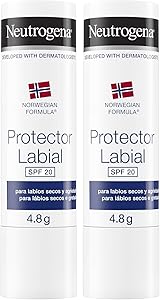 Neutrogena Fórmula Noruega Protector Labial SPF 20, bálsamo labial para labios