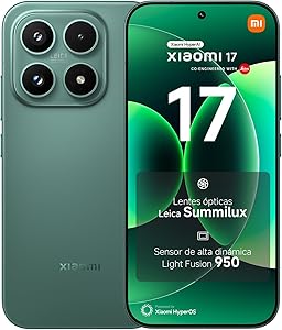 XIAOMI 17 - Smartphone de 12+512GB, Lentes óptica Leica Summilux, Snapdragon 8 Elite Gen 5, HyperAI, 1 año de garantía Extra, Cargador no Incluido, Verde (Versión ES) 1 XIAOMI 17 - Smartphone de 12+512GB, Lentes óptica Leica Summilux, Snapdragon 8 Elite Gen 5, HyperAI, 1 año de garantía Extra, Cargador no Incluido, Verde (Versión ES)