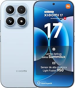 El XIAOMI 17 - Smartphone de 12+512GB, Lentes óptica Leica Summilux, Snapdragon 8 Elite Gen 5, HyperAI, 1 año de garantía Extra, Cargador no Incluido, Azul (Versión ES) definitivo 1 El XIAOMI 17 - Smartphone de 12+512GB, Lentes óptica Leica Summilux, Snapdragon 8 Elite Gen 5, HyperAI, 1 año de garantía Extra, Cargador no Incluido, Azul (Versión ES) definitivo