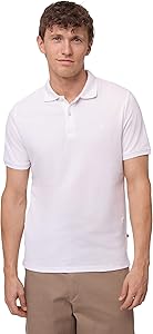 👕 Polo Hombre Manga Corta en Algodón Orgánico, Camiseta de Vestir, Suave y Cómoda, 1 o 2 Pack