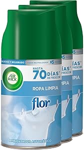 Air Wick Freshmatic Recambios de Ambientador Spray Automático, Fragrancia Flor,