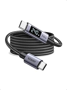 Cable USB C PD3.1 240W con Pantalla LED, Compatible con Macbook Air, iPhone 17 Pro Max, Galaxy S26, Pixel 10/9/8 1 Cable USB C PD3.1 240W con Pantalla LED, Compatible con Macbook Air, iPhone 17 Pro Max, Galaxy S26, Pixel 10/9/8