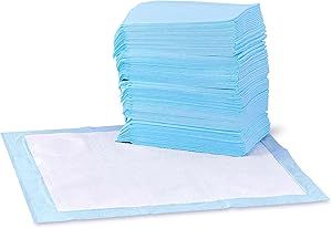 5 Razones para elegir Amazon Basics Almohadillas de adiestramiento de Perros y Cachorros, diseño de 5 Capas a Prueba de Fugas con Superficie de Secado rápido, Regular, 56 x 56 cm, 150 Unidades, Azul