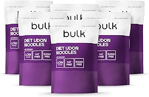Bulk Udon Noodles De Dieta, Noodles De Konjac, 200 g, Caja de 6