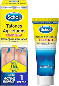 Scholl Crema Reparadora Talones Agrietados, 60 ml - Hidratación Intensiva con