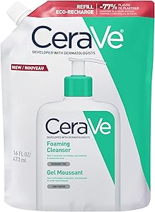 CeraVe Gel Limpiador Espumoso, Para Piel Normal a Grasa, Elimina el Exceso de Grasa y Suciedad, Enriquecido Con Ceramidas Esenciales, Niacinamida y Ácido Hialurónico, Apto para Rostro y Cuerpo, 473ml 1 CeraVe Gel Limpiador Espumoso, Para Piel Normal a Grasa, Elimina el Exceso de Grasa y Suciedad, Enriquecido Con Ceramidas Esenciales, Niacinamida y Ácido Hialurónico, Apto para Rostro y Cuerpo, 473ml
