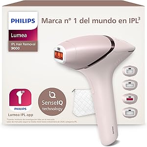 Philips Lumea Serie 9000, Depiladora Luz Pulsada, IPL, Piel Suave Desde Casa,