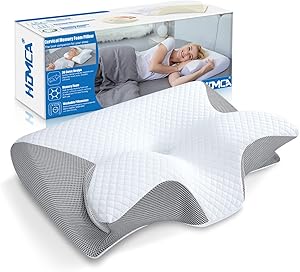 HOMCA Almohada Cervical, 2 en 1 Almohada Ergonómico Espuma de Memoria 1 HOMCA Almohada Cervical, 2 en 1 Almohada Ergonómico Espuma de Memoria