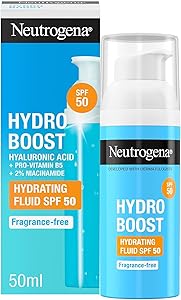 ¡Descubre el secreto para una piel perfecta con Neutrogena Hydro Boost Fluido Hidratante SPF 50!