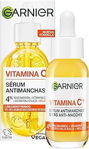 Garnier SkinActive Vitamina C Sérum Antimanchas de Día con 4% de Vitamina C + Niacinamida + Ácido Salicílico + Melasyl 1 Garnier SkinActive Vitamina C Sérum Antimanchas de Día con 4% de Vitamina C + Niacinamida + Ácido Salicílico + Melasyl