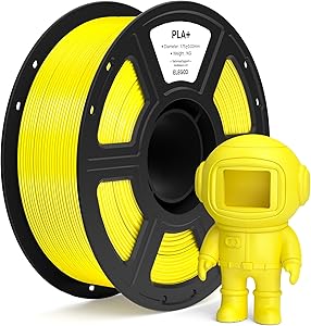ELEGOO Filamento PLA+ 1.75 1KG Amarillo, Filamento PLA Plus para Impresora 3D,