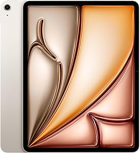 Apple iPad Air de 13 Pulgadas con Chip M3 diseñado para Apple Intelligence, Pantalla Liquid Retina, 128 GB, cámara Frontal/Trasera de 12 Mpx, Wi-Fi 6E, Touch ID — Blanco Estrella 1 Apple iPad Air de 13 Pulgadas con Chip M3 diseñado para Apple Intelligence, Pantalla Liquid Retina, 128 GB, cámara Frontal/Trasera de 12 Mpx, Wi-Fi 6E, Touch ID — Blanco Estrella