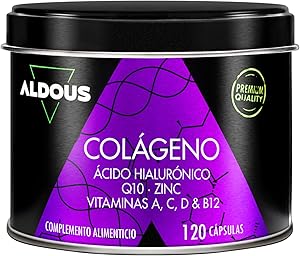 Colágeno Hidrolizado Puro + Ácido Hialurónico + Coenzima Q10 + Vitaminas y B12 + Zinc - 120 días Máxima Dosis - Formula Avanzada - Colágeno para las Articulaciones Fuertes, Piel Tersa y Energía 1 Colágeno Hidrolizado Puro + Ácido Hialurónico + Coenzima Q10 + Vitaminas y B12 + Zinc - 120 días Máxima Dosis - Formula Avanzada - Colágeno para las Articulaciones Fuertes, Piel Tersa y Energía