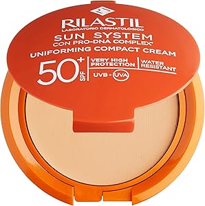 Rilastil - Sun System Base Compacta SPF 50+, Fotomaquillaje con Filtros Físicos, Corrige Imperfecciones y Unifica, Tono Beige - 10 g: La guia ULTIMATE para una piel perfecta 1 Rilastil - Sun System Base Compacta SPF 50+, Fotomaquillaje con Filtros Físicos, Corrige Imperfecciones y Unifica, Tono Beige - 10 g: La guia ULTIMATE para una piel perfecta