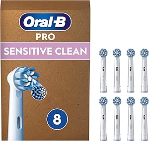 Oral-B Pro Sensitive Clean Cabezales de Recambio Originales, Blanco, Pack de 8 - Recambios para Cepillo Eléctrico Oral B Pro, Filamentos Ultrasuaves para Encías Sensibles, Embalaje de Cartón 4 Oral-B Pro Sensitive Clean Cabezales de Recambio Originales, Blanco, Pack de 8 - Recambios para Cepillo Eléctrico Oral B Pro, Filamentos Ultrasuaves para Encías Sensibles, Embalaje de Cartón