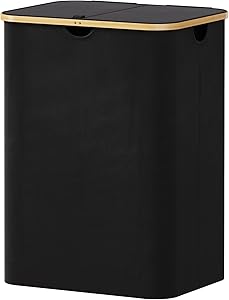 Lifewit Cesto para la Ropa Sucia de 150L con Tapa, Cesta para la Colada con