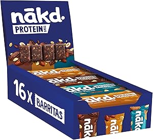 Nākd. Protein Pack Multisabores | Barritas Proteícas | 7g de Proteína de Origen