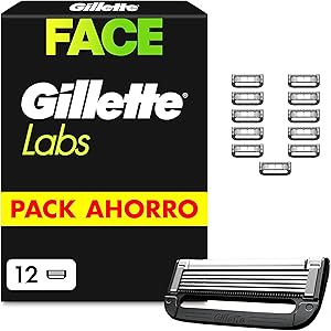 GilletteLabs Recambios para Maquinillas de Afeitar, Pack de 12 Cuchillas de All Ofertas Outlet GilletteLabs Recambios para Maquinillas de Afeitar, Pack de 12 Cuchillas de