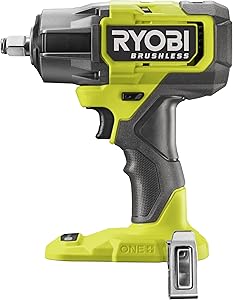 Ryobi RIW18BL-0 18V ONE+ - Llave de impacto inalámbrica sin escobillas: la herramienta perfecta para bricolajes 1 Ryobi RIW18BL-0 18V ONE+ - Llave de impacto inalámbrica sin escobillas: la herramienta perfecta para bricolajes