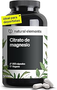 Citrato de Magnesio - 365 Cápsulas en alta dosificación - 2320mg, de los cuales 360mg son de magnesio elemental al día - Para Músculos, Huesos y Sistema Inmunitario - Probado en laboratorio 4 Citrato de Magnesio - 365 Cápsulas en alta dosificación - 2320mg, de los cuales 360mg son de magnesio elemental al día - Para Músculos, Huesos y Sistema Inmunitario - Probado en laboratorio